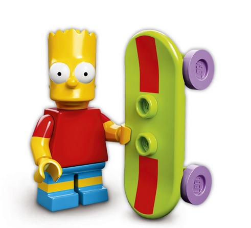 Lego Minifigures Simpsons Serie 1 Bart Simpson - Lego Sammelfiguren Shop Schweiz