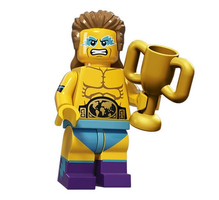 Lego Minifigures serie 15 wrestling champion - Lego Sammelfiguren Shop Schweiz