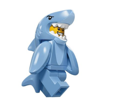 Lego Minifigures Serie 15 Hai-Kostüm Mann