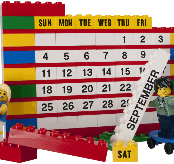Lego Kalender aus 2011 mit 2 Figuren wie aus der 1. Lego Minifigures Serie