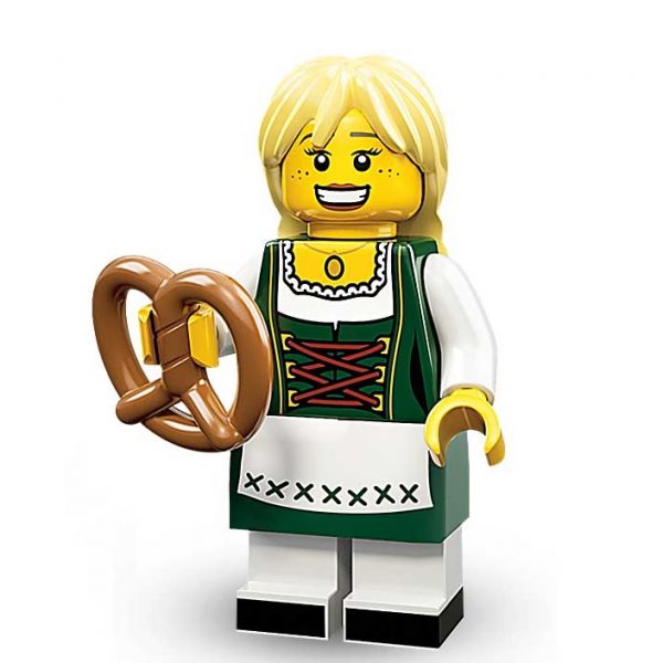 Lego Minifigures Serie 11 Dirndl Trägerin mit Bretzel - Lego Sammelfiguren Shop