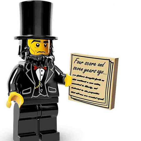 Lego Movie Minifiguren Abraham Lincoln