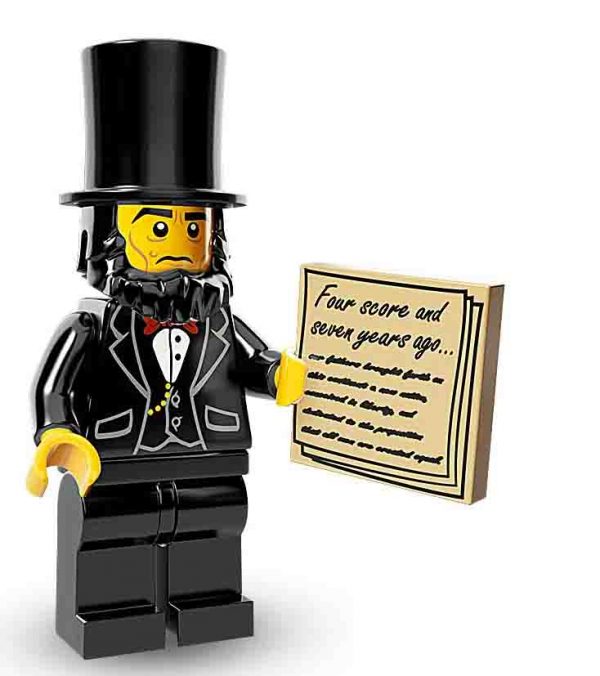 Lego Movie Minifiguren Abraham Lincoln