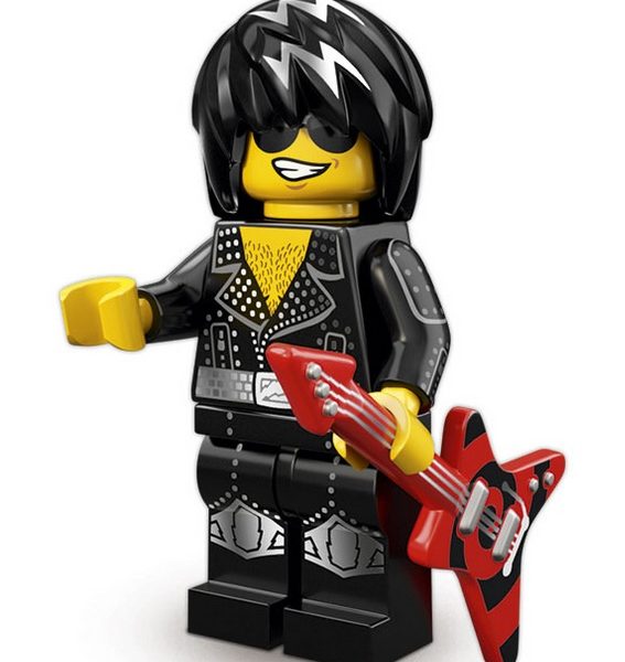 Lego Minifigures Serie 12 Rockstar Figur - Lego Sammelfiguren