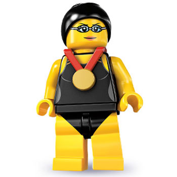 lego minifigures serie 7 schwimmerin